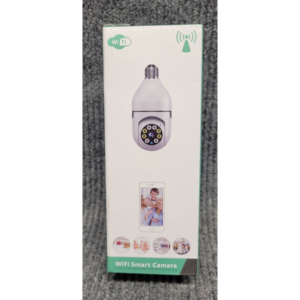 WiFi Smart Bulb Camera 1080P PTZ Visible Home Security